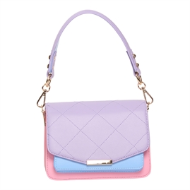 Noella - Blanca Medium Bag - Light Pink, Light Blue & Purple